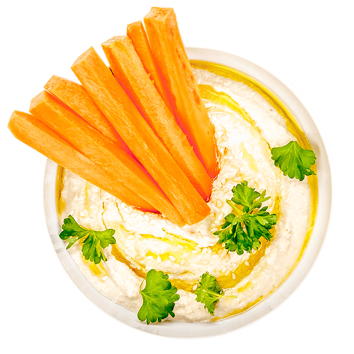 Hummus z marchwią